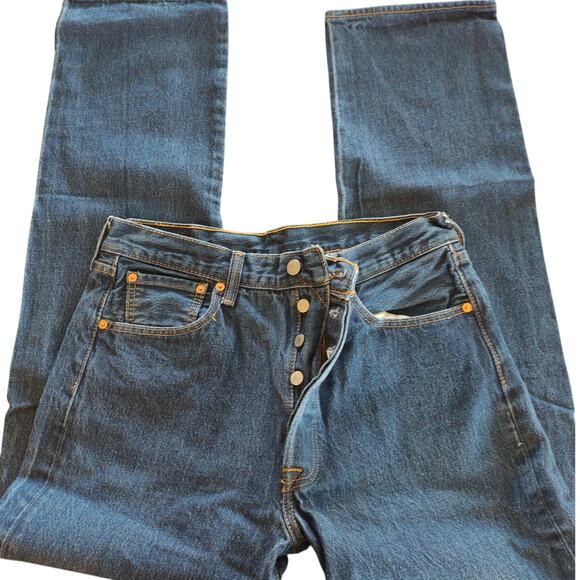 Levi's Original Button Up 501 Jeans - Picture 2 of 4